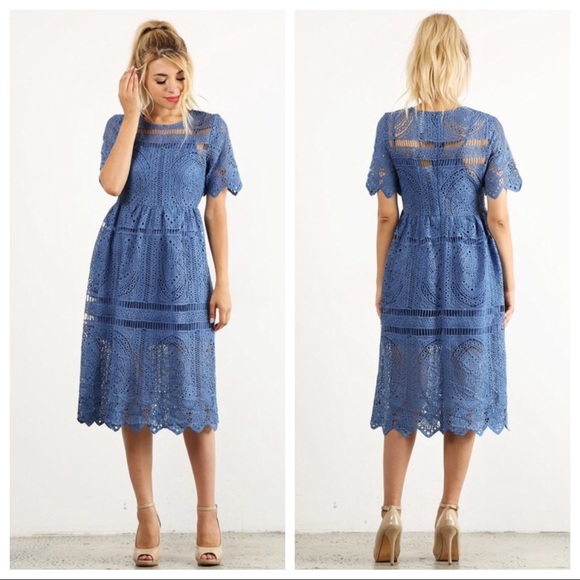 Dresses & Skirts - Gardenia Crocket Lace fit and flare dress